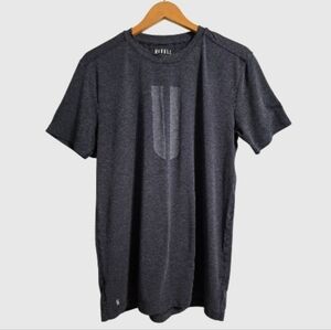 NOBULL U T-Shirt Men's Medium Blue S-Sleeve Athletic Performance Workout Comfort